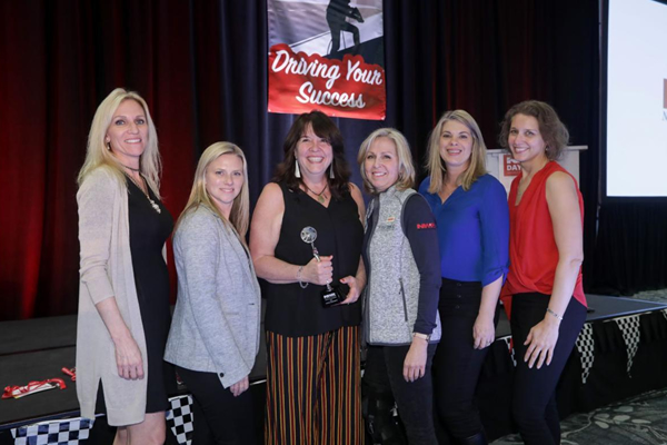 WORLD award recipient Heidi Ellsworth with five other NWIR Day attendees